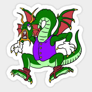 Cartoon Jabberwocky Sticker